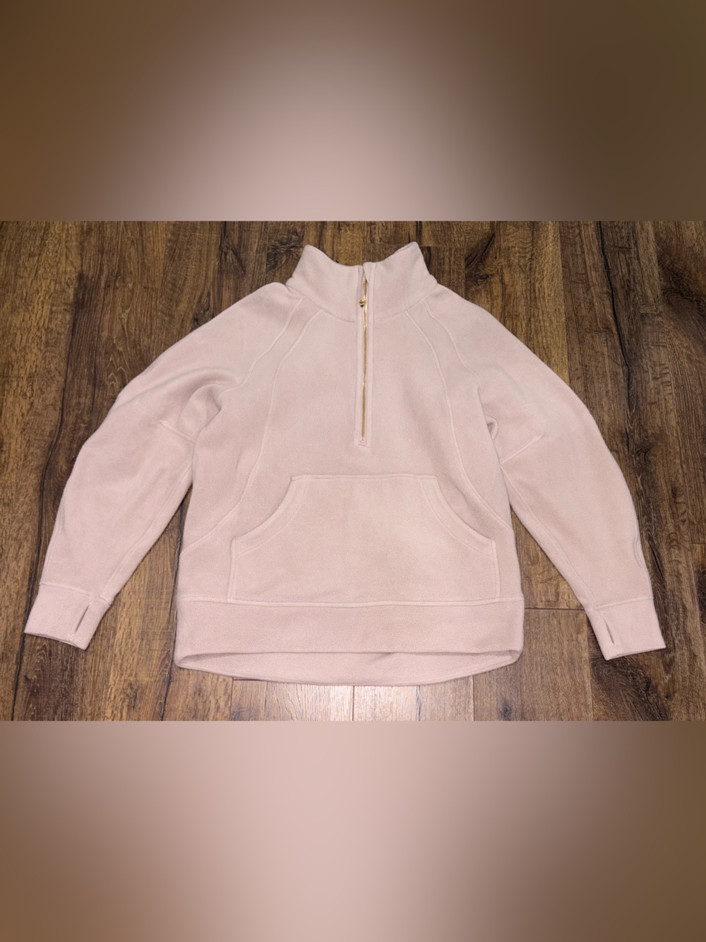 Lululemon Scuba Tumbled Fleece
Funnel-Neck Half Zip, Adaptive Pink/Gold M/L - Picture 2 of 7